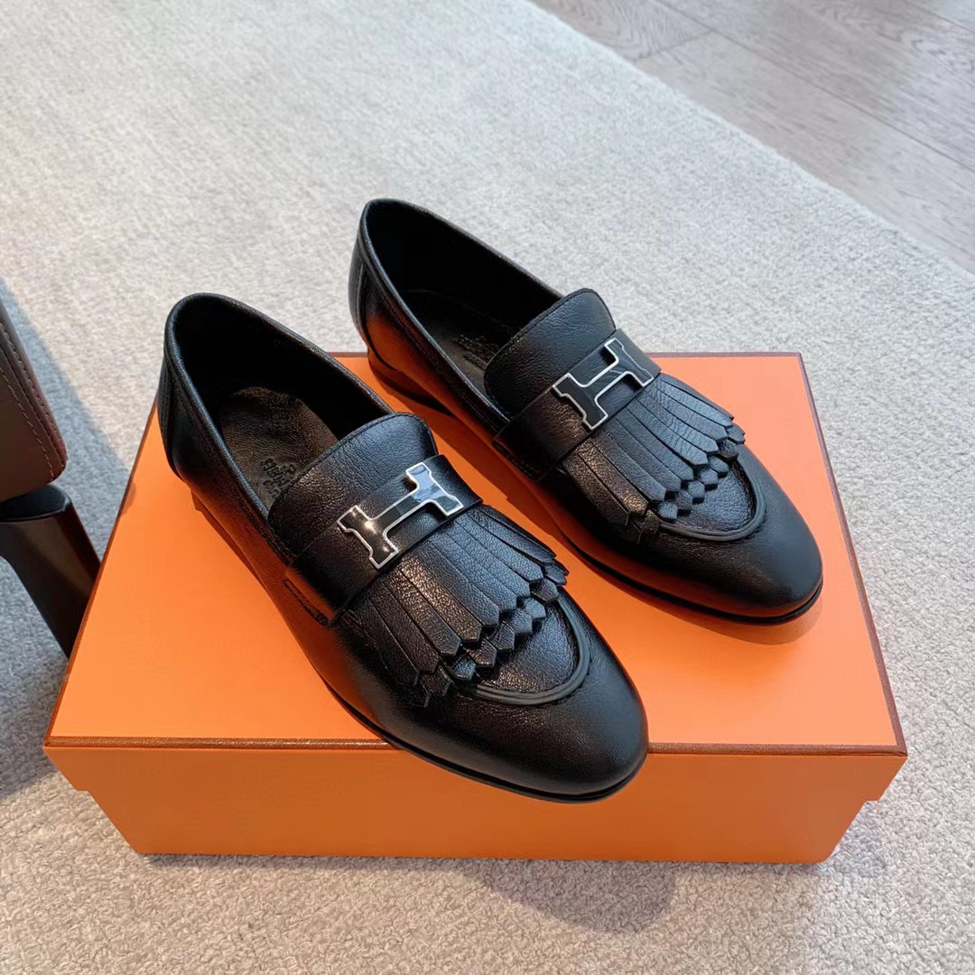 Hermes flap shoes